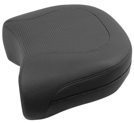 Textured Vinyl Passenger Pillion Pad Black Foam - Image 4