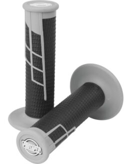 ProTaper Clamp-On Half-Waffle Grips Gray/Black for 7/8in Handlebars