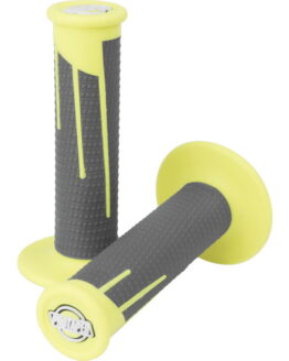 ProTaper Clamp-On Full Diamond Grips Neon Yellow/Dark Gray 7/8in