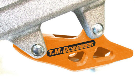 Mini Bike Rear Chain Guard Orange