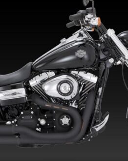 Twin Slash Black 3" Slip On Exhaust Mufflers