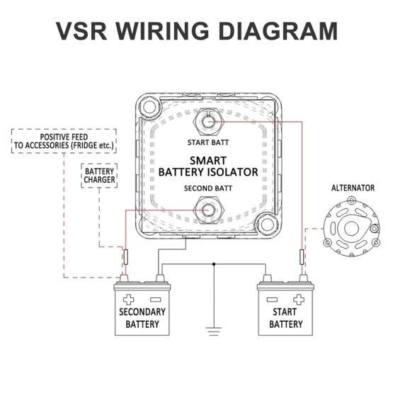 Battery Isolator With Wiring Kit - Image 2