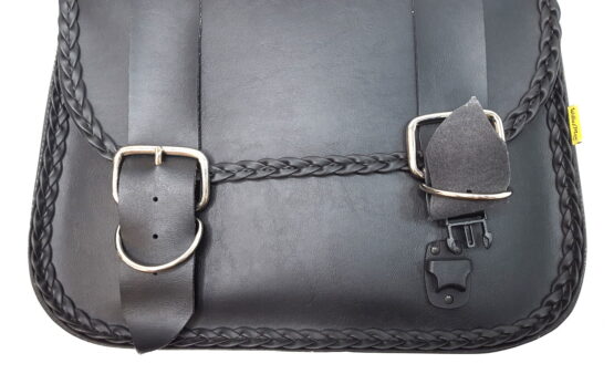 Braided Series Large Straight Saddlebags - Image 6