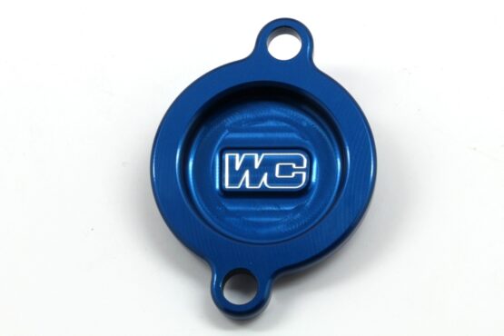 Blue Oil Filter Cover