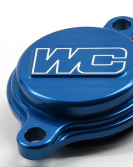 Blue Oil Filter Cover