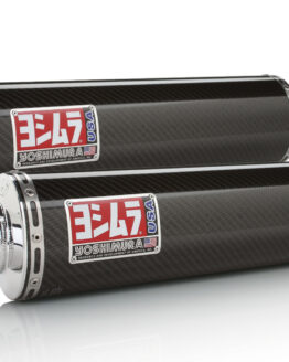 Yoshimura RS3 Carbon Fiber Dual Slip-On Exhaust Black Fits Gen 2 Hayabusa