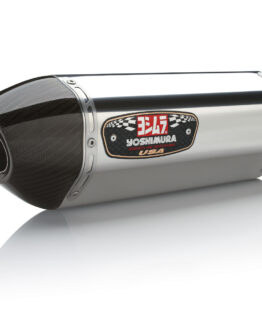 Yoshimura R77 Slip-On Exhaust Stainless/Carbon Fits 11-24 Suzuki GSXR600/750