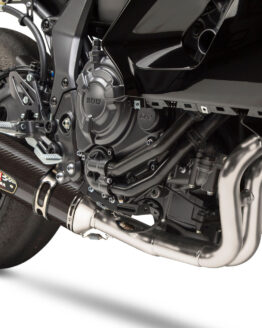 Yoshimura R77 Carbon Fiber Full Exhaust Black Fits Yamaha FZ-07 MT-07 XSR700 R7