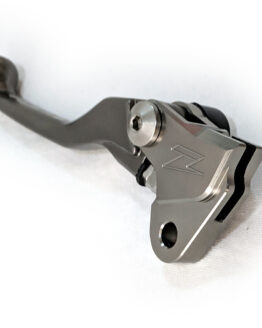 Zeta Pivot FP Shorty Clutch Lever Gray Fits 05+ KX250/450F, 05-06 RMZ250