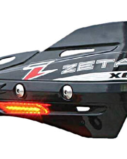 Zeta XC Flasher Black Handguard Shields For Bar Armor Guards