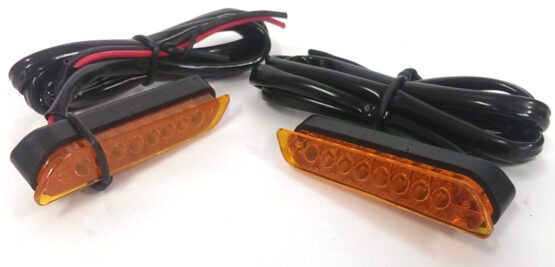 Zeta Racing XC Hand Guard Orange Replacement Flashers